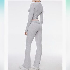 Women's Gray 2 piece lounge set